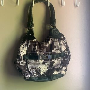 Rosetti black floral handbag/purse